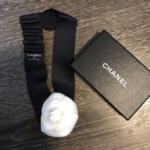 Chanel camellia headband